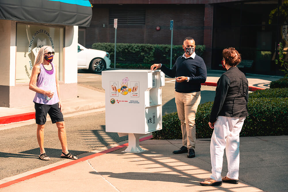 Photos of Devin Murphy, running for Pinole City Council in Pinole, CA on September 3, 2020.